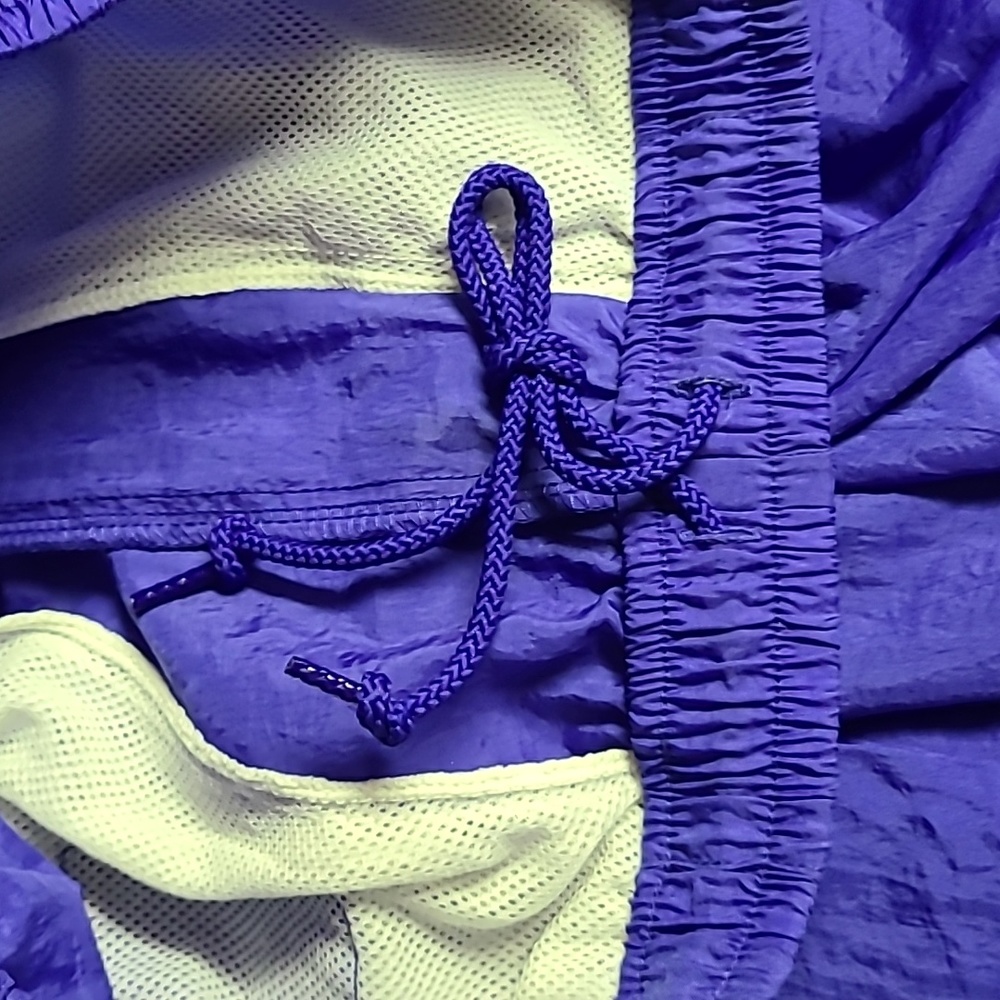 💥CLEARANCE💥1990s Nike White Label Windbreaker Jogging Pants Bright Blue Sz M - Picture 4 of 6